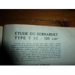Y52 125cm3 Revue Technique moto Bernardet Ydral