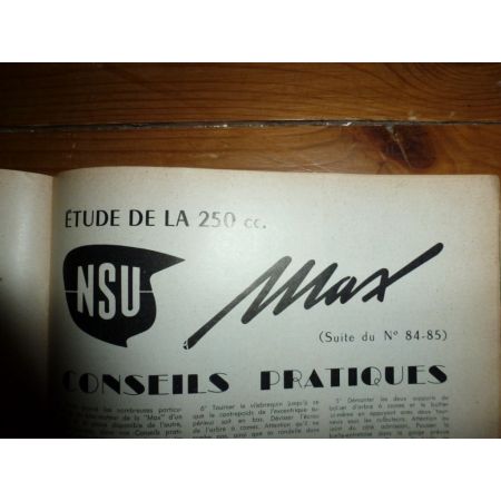500 RGST Revue Technique moto Nsu Terrot