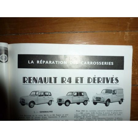 R4 Revue Technique Carrosserie Renault