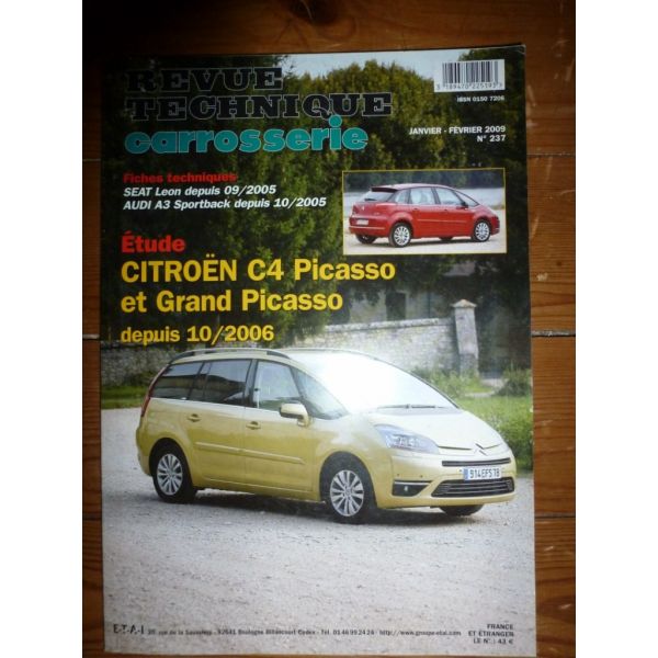 C4 Picasso 06- Revue Technique Carrosserie Citroen