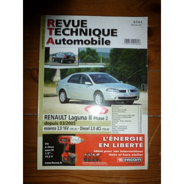 Laguna II S2 05- Revue Technique Renault