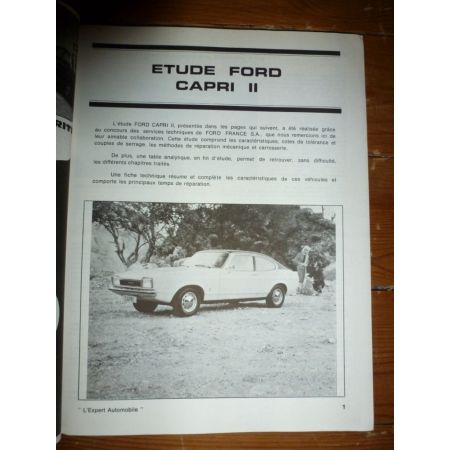 Capri II Revue Technique Ford