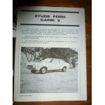 Capri II Revue Technique Ford