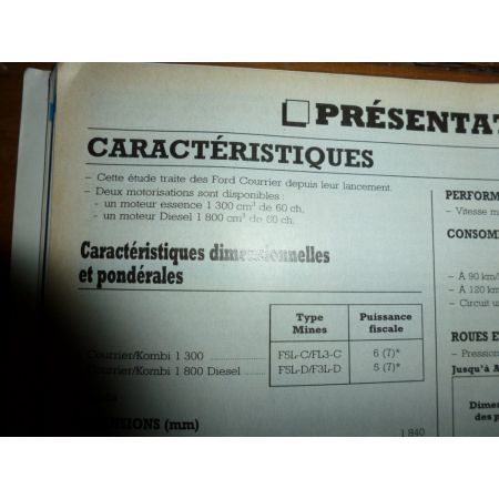 Courrier Revue Technique Ford