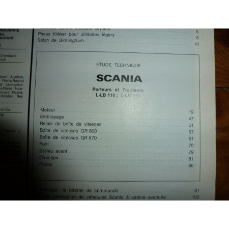 LB110 LB111 Revue Technique PL Scania
