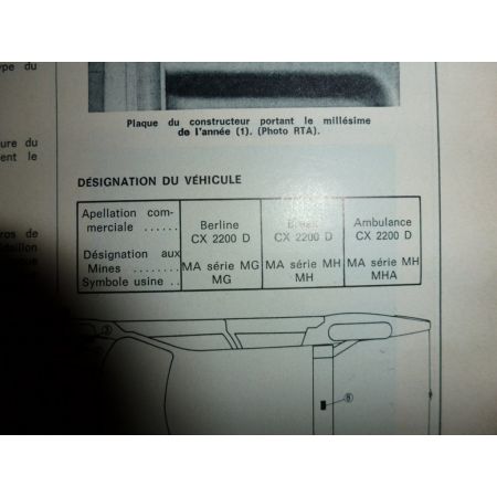 CX 2200 2500 D Revue Technique Citroen