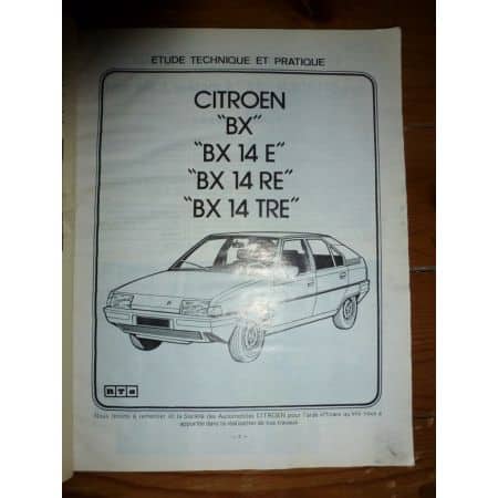 BX 14 Revue Technique Citroen