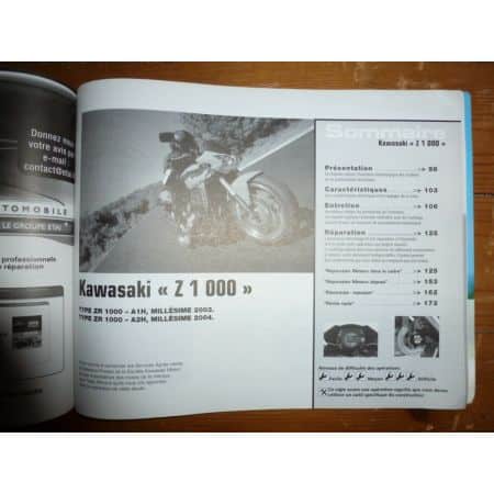 CBR600F Z1000 Revue Technique moto Honda Kawasaki