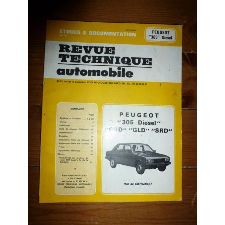 305 Die Revue Technique Peugeot