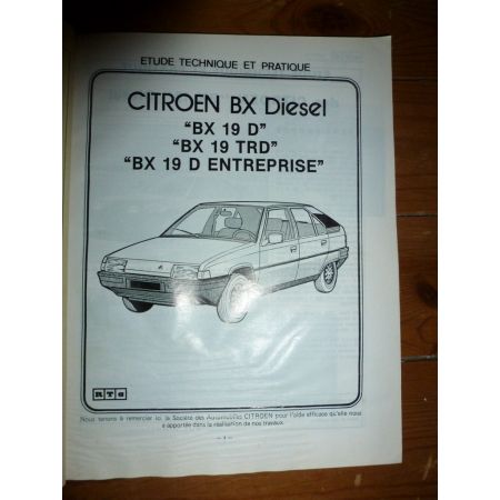 BX Die Revue Technique Citroen