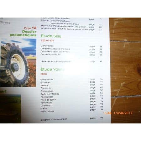 Série 8000 Revue Technique Agricole Valmet