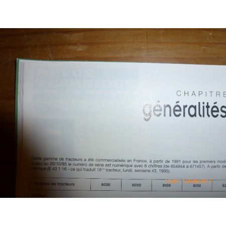Série 8000 Revue Technique Agricole Valmet