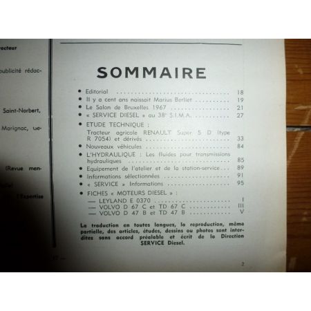 S5D R7054 R7154  Revue Technique Agricole Renault