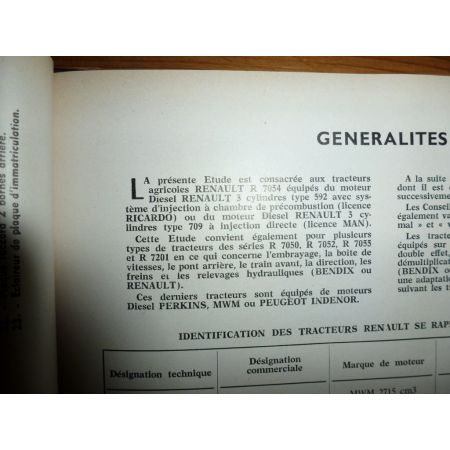 S5D R7054 R7154  Revue Technique Agricole Renault
