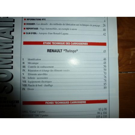 Twingo I Revue Technique Carrosserie Renault