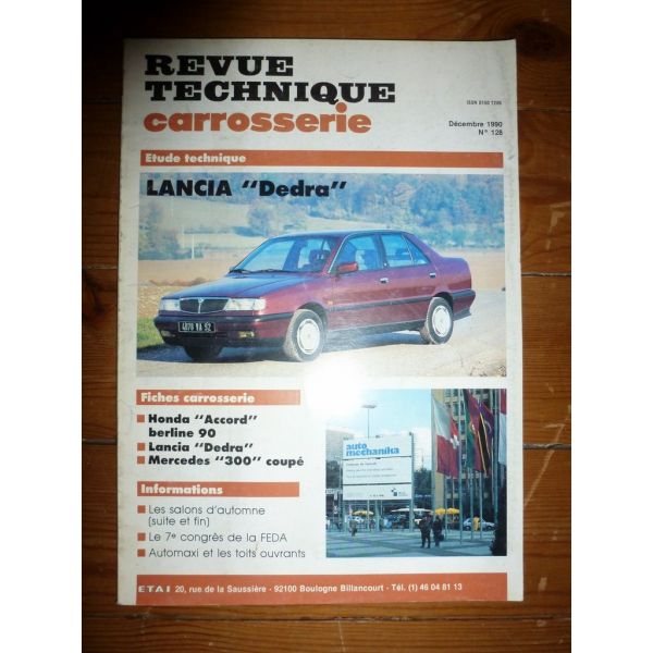 Dedra Revue Technique Carrosserie Lancia