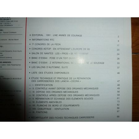 Dedra Revue Technique Carrosserie Lancia