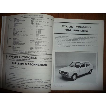 104 Revue Technique Peugeot