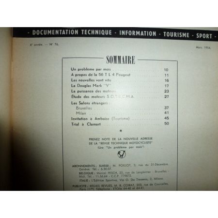 Mark V Revue Technique moto Douglas