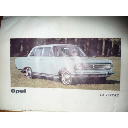 KADETT REKORD Revue Technique Opel