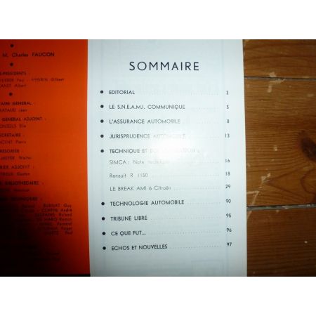 AMI 6 Bk Revue Technique Citroen