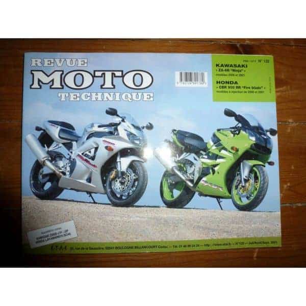 ZX6R CBR900RR Revue Technique moto Honda Kawasaki