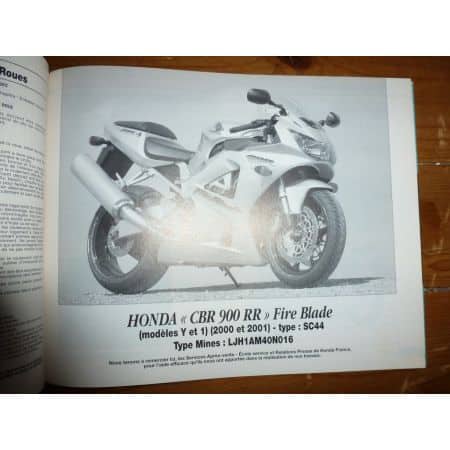 ZX6R CBR900RR Revue Technique moto Honda Kawasaki