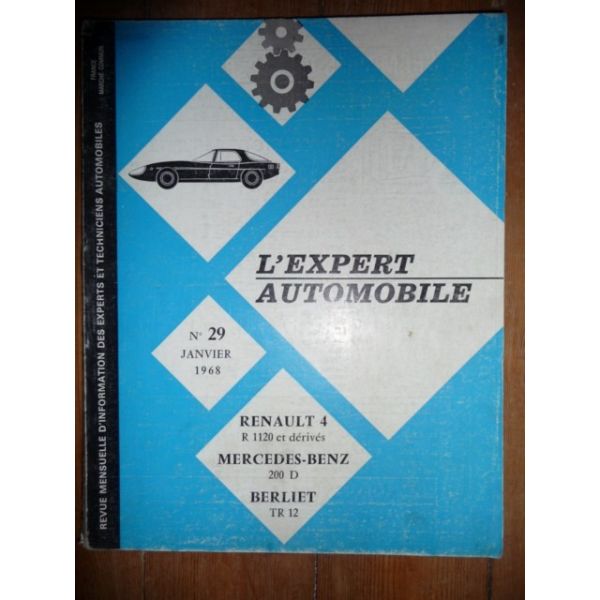 R4 200d TR12 Revue Technique PL Berliet Mercedes Renault