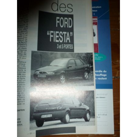 Fiesta IV Revue Technique Carrosserie Ford