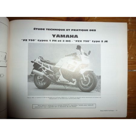 DAX ST70 FZ750 Revue Technique moto Honda Yamaha