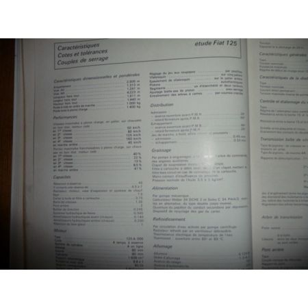 125 60 80 90 Revue Technique Audi et Fiat