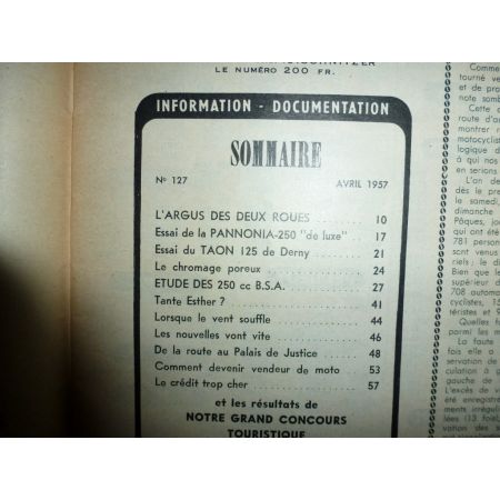 250cc Revue Technique moto Bsa