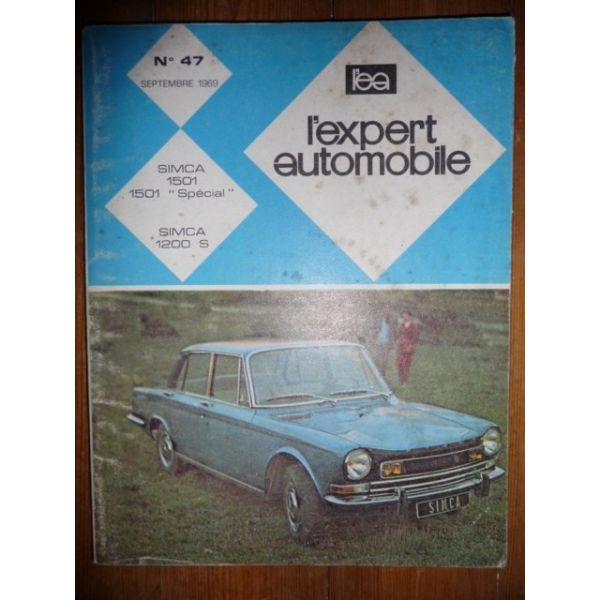 1501  1200S Revue Technique Simca Talbot