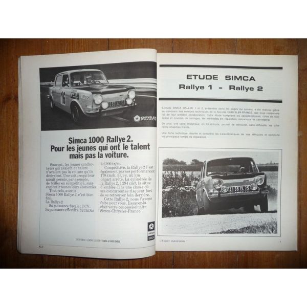 SIMCA Rallye I et II