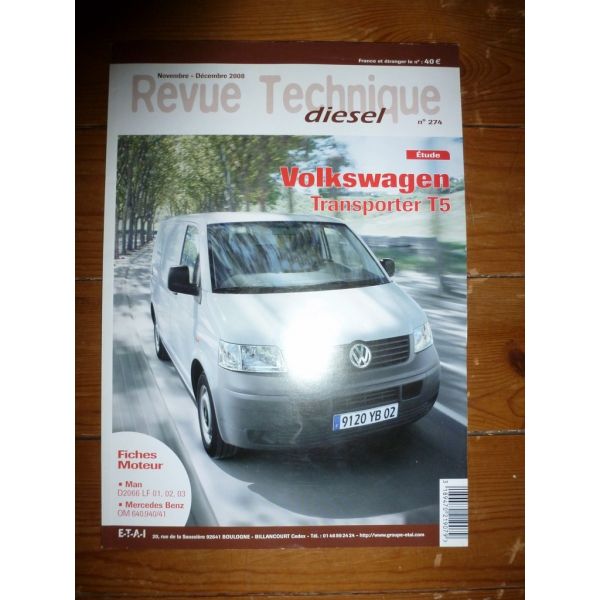Transporter 1.9L T5 Revue Technique Volkswagen