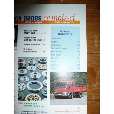 Cabstar E Revue Technique Nissan