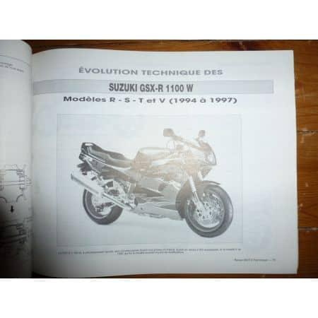 XRV750 GSXR1100 Revue Technique moto Honda Suzuki