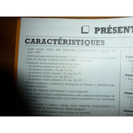 Boxer Revue Technique Peugeot