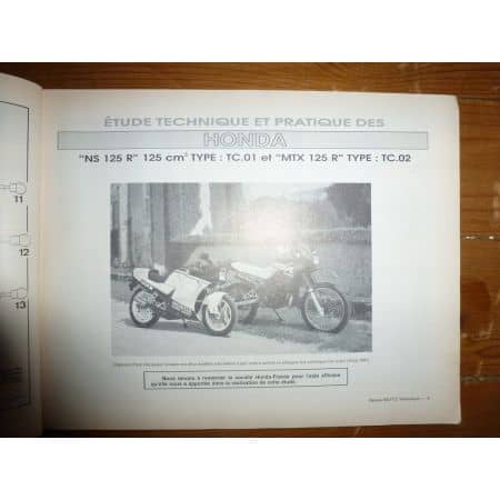 NS MTX125 Revue Technique moto Honda