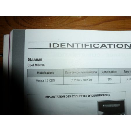 MERIVA 06-10 Revue Technique Opel