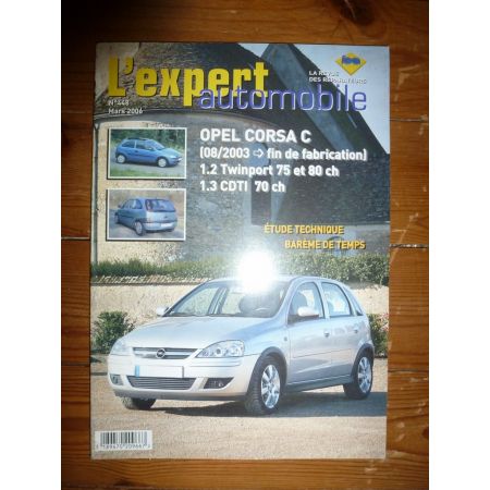 Corsa C 03- Revue Technique Opel