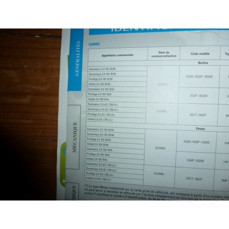 Laguna II 05- Revue Technique Renault