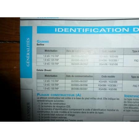 Laguna II 05-07 Revue Technique Renault
