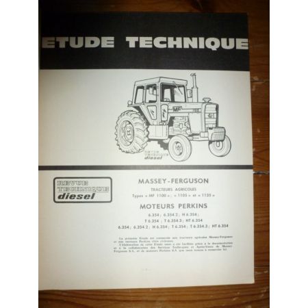 MF1100 MF1105 MF1135 Revue Technique Agricole Massey Ferguson
