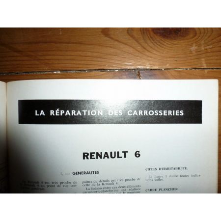 R6 Revue Technique Carrosserie Renault