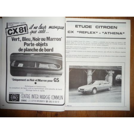 CX Reflex Athena Revue Technique Citroen