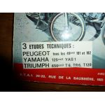 101 102 125 T6 Revue Technique moto Peugeot Triumph Yamaha