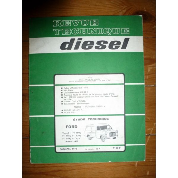 Transit Revue Technique Ford