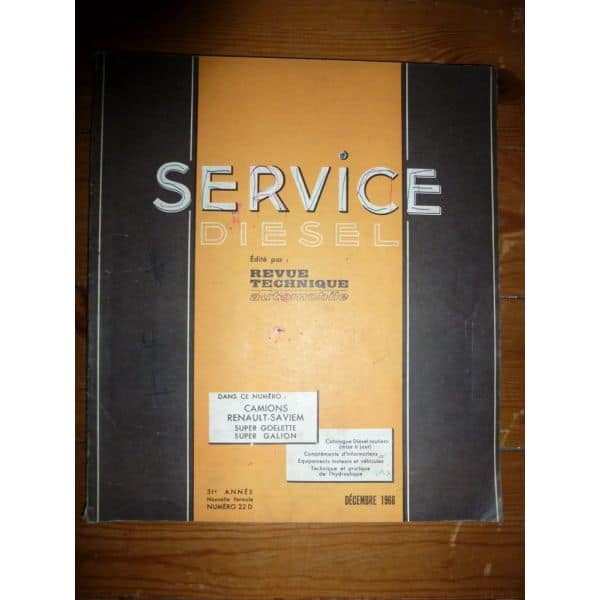 GOELETTE GALION Revue Technique PL Man Saviem Renault