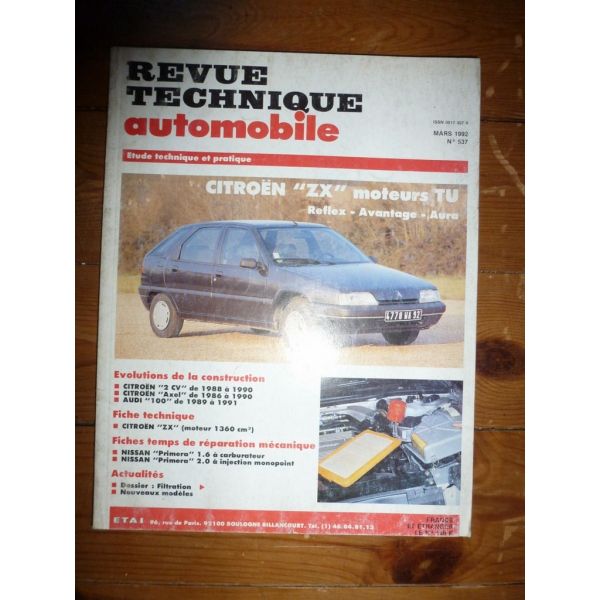 ZX TU Revue Technique Citroen